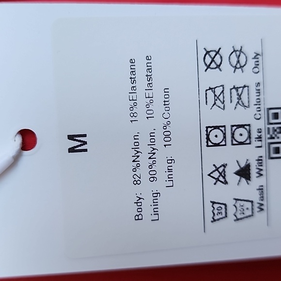 NWT Halara u-neck backless twisted cut-out red Barre & Ballet dress size medium - Picture 10 of 15